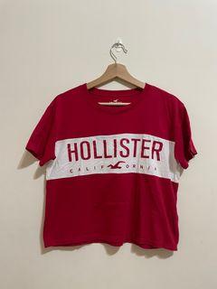 [近全新］Hollister 紅白短袖上衣