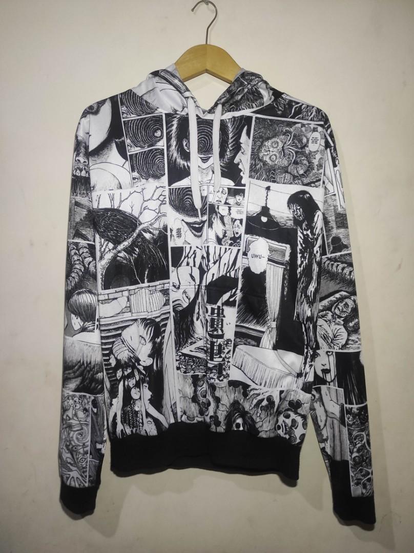 Junji ito panel hoodie clearance