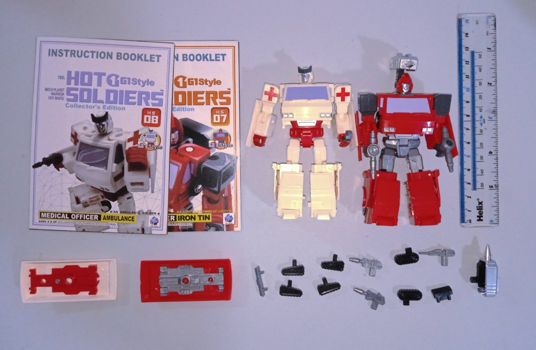 Hot Soldiers Ratchet and Ironhide Transformers, Hobbies & Toys, Toys