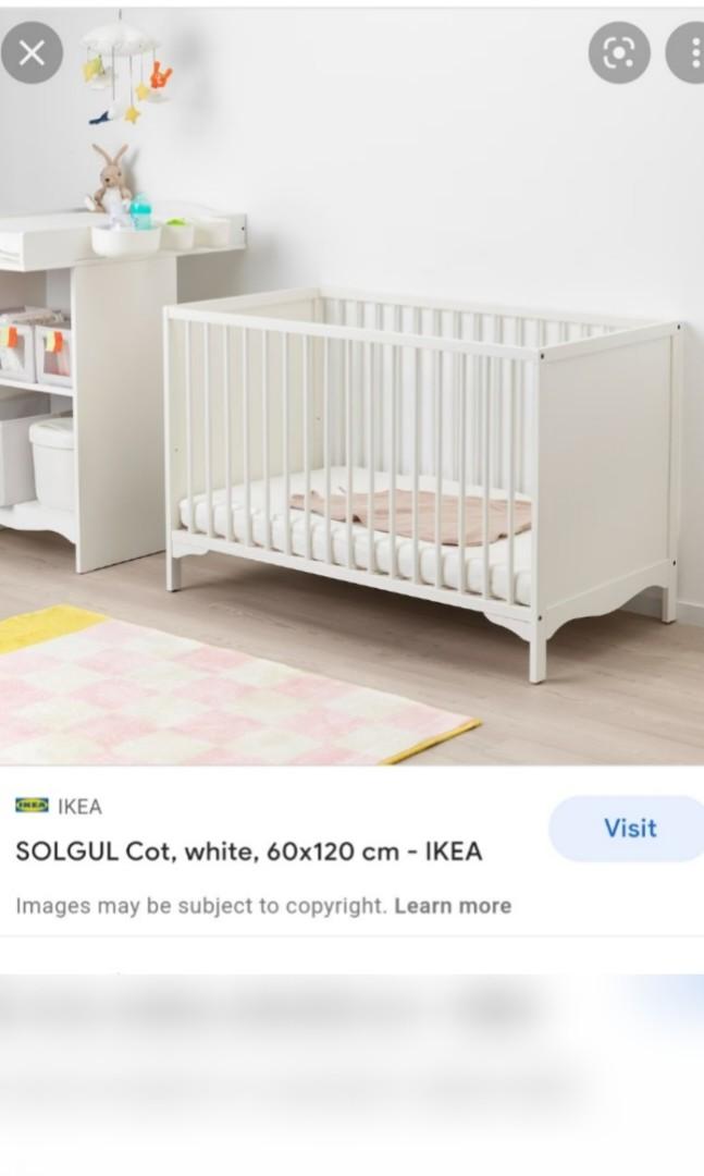 IKEA BABY COT, Babies & Kids, Baby Nursery & Kids Furniture, Cots