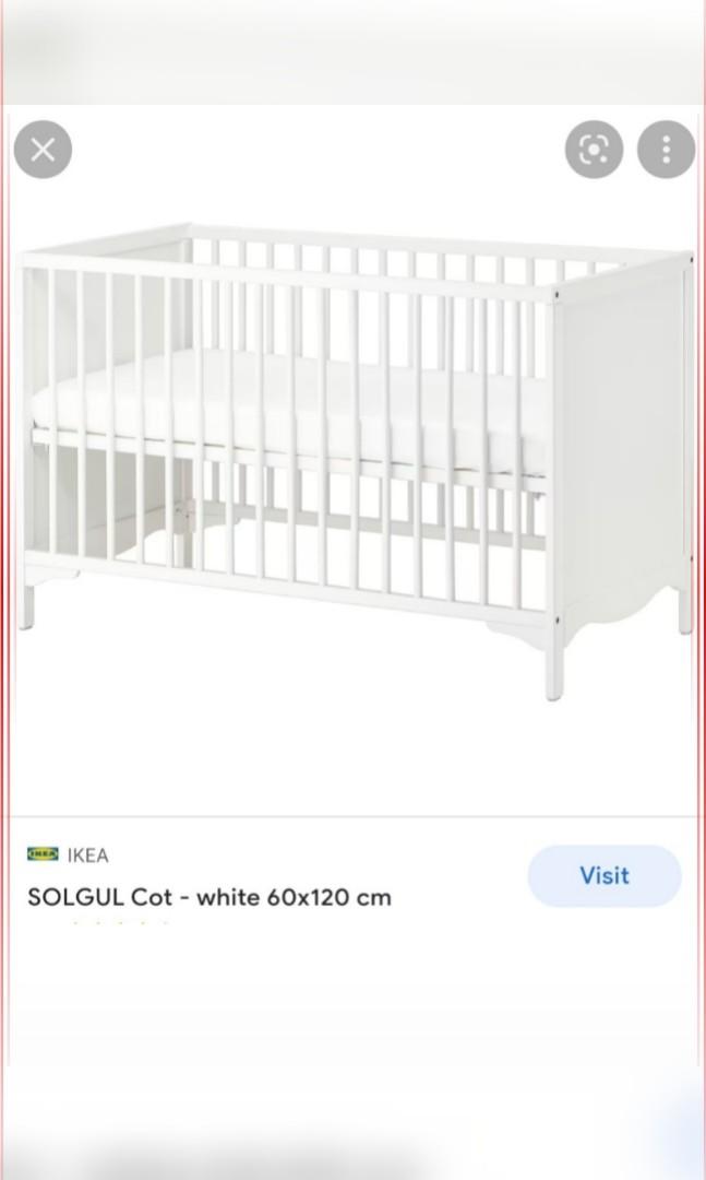 IKEA BABY COT, Babies & Kids, Baby Nursery & Kids Furniture, Cots ...