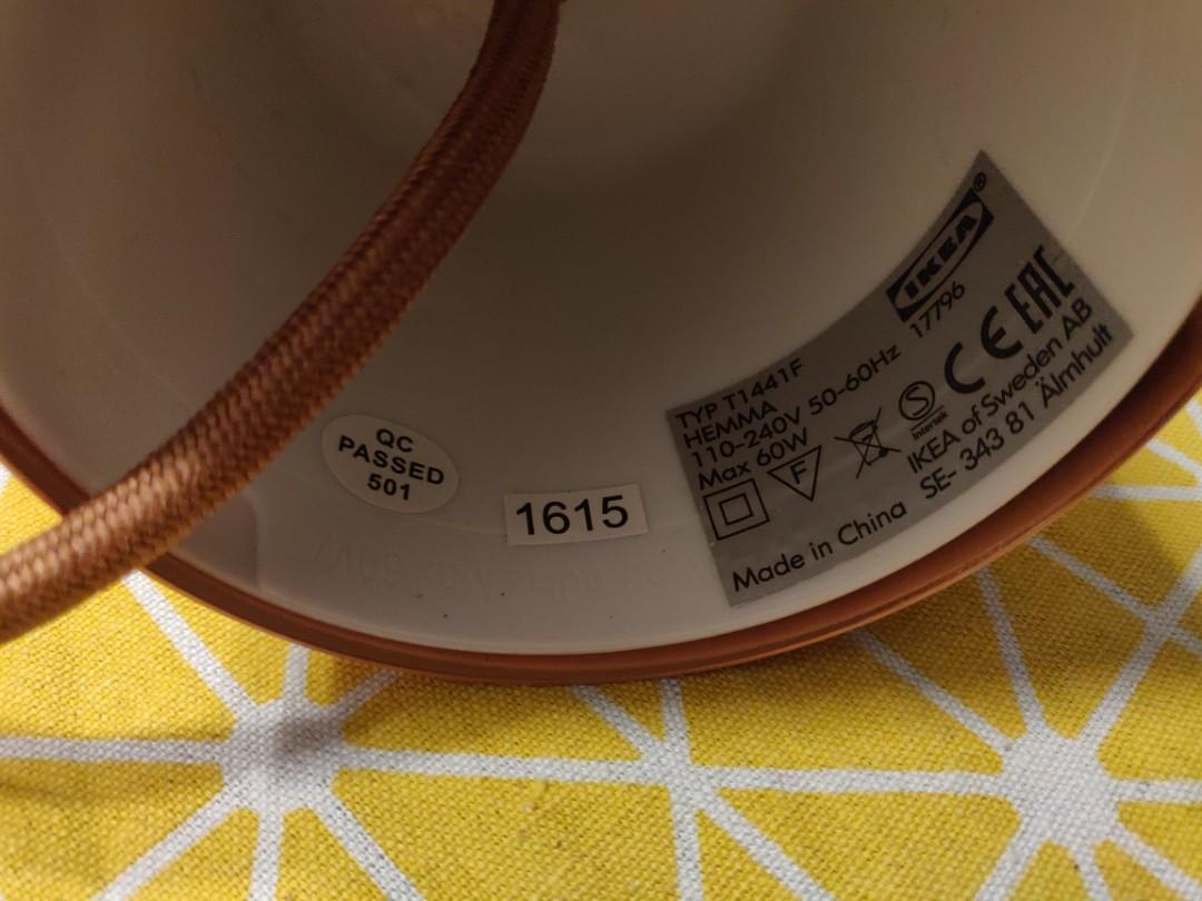 IKEA copper pendant lights, E27, Car Accessories, Electronics & Lights