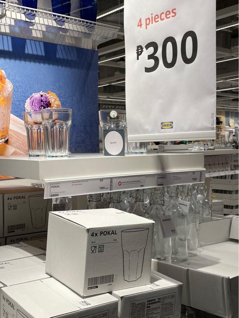 IKEA PASABUY GLASS (Category: Other Kitchenware & Tableware) located in Manila. Submitted by missielle (Listing ID 1182644431, Image 1). Description: + 150 service charge.