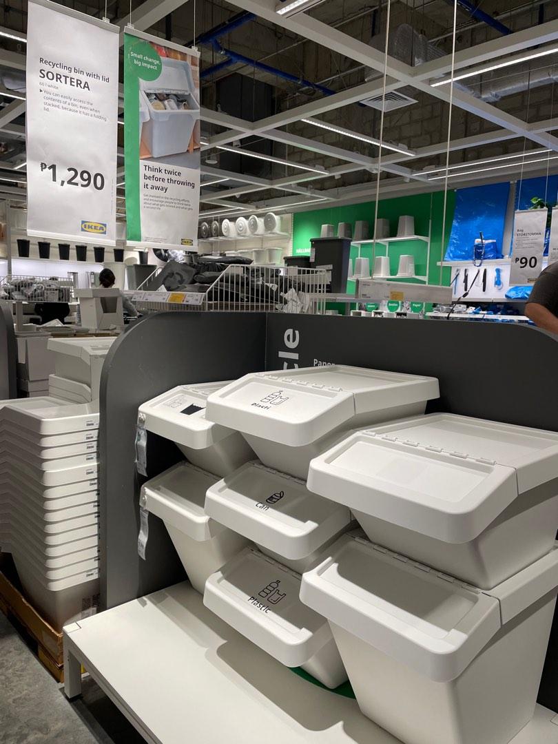 IKEA PASABUY RECYCLING BIN/ STORAGE (Category: Storage Boxes & Baskets) located in Manila. Submitted by missielle (Listing ID 1182633868, Image 1). Description: + 150 service charge.