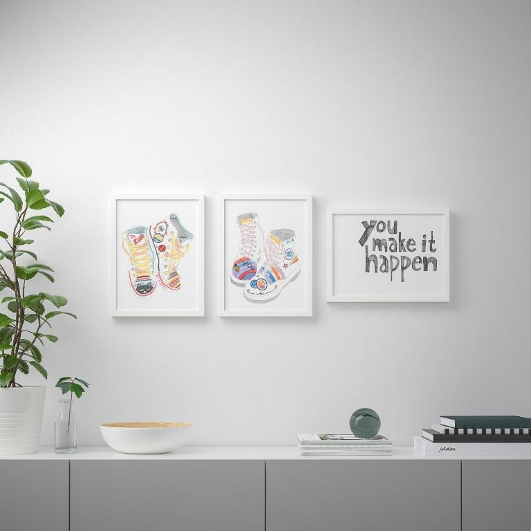 Ikea Poster Set of 3 30x40cm, Furniture & Home Living, Home Decor