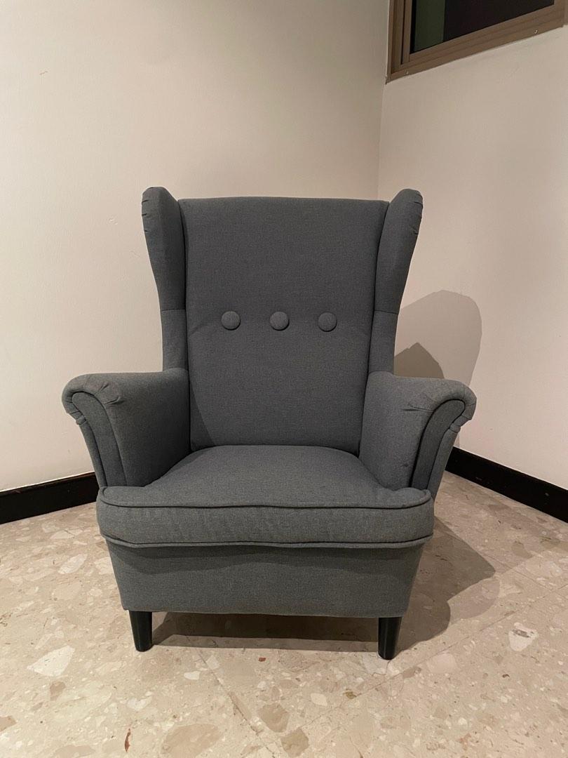 IKEA Strandmon Children s armchair Vissle grey Furniture Home