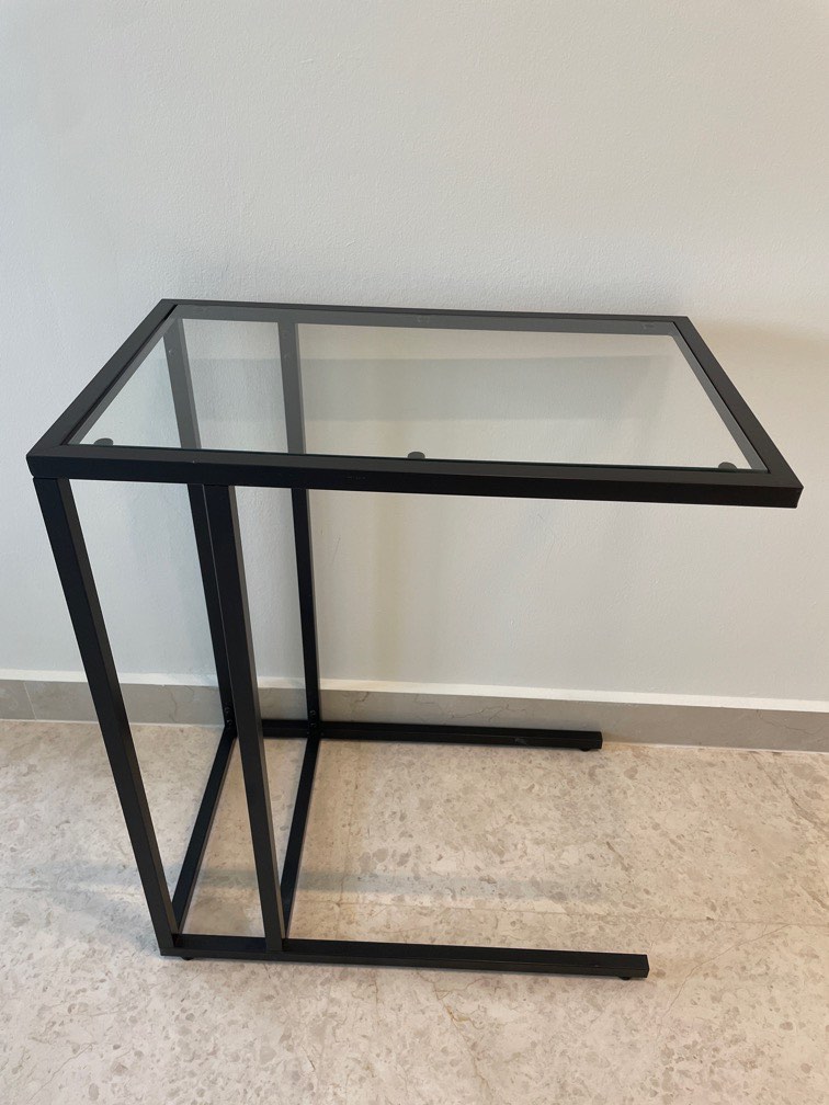 IKEA Vittsjo coffee table / lap top stand / side table in black brown