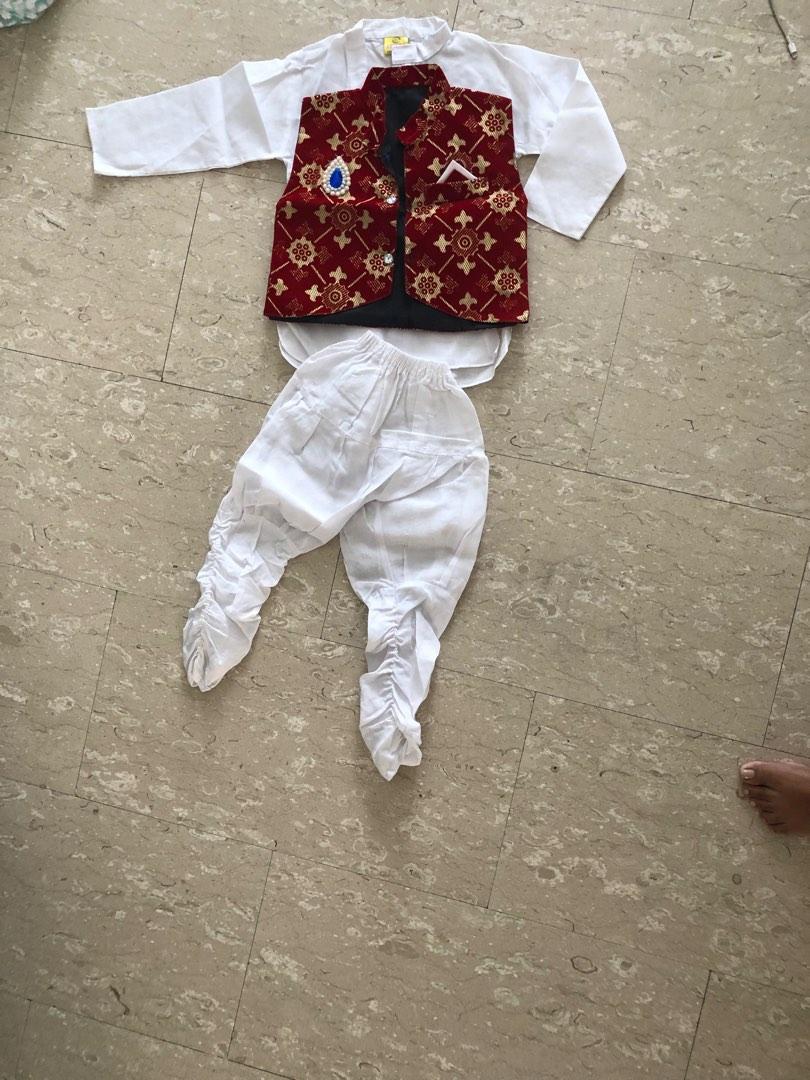 Indian traditional dress for boys, Babies & Kids, Babies & Kids Fashion on Carousell