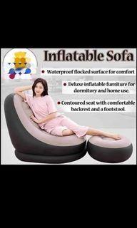 INFLATABLE lazy sofa.with foot rest