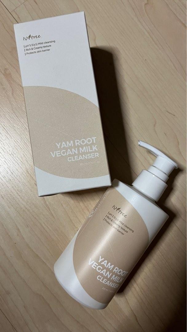 Isntree Yam Root Vegan Milk Cleanser 220ml, Beauty & Personal Care, Face, Face Care on Carousell