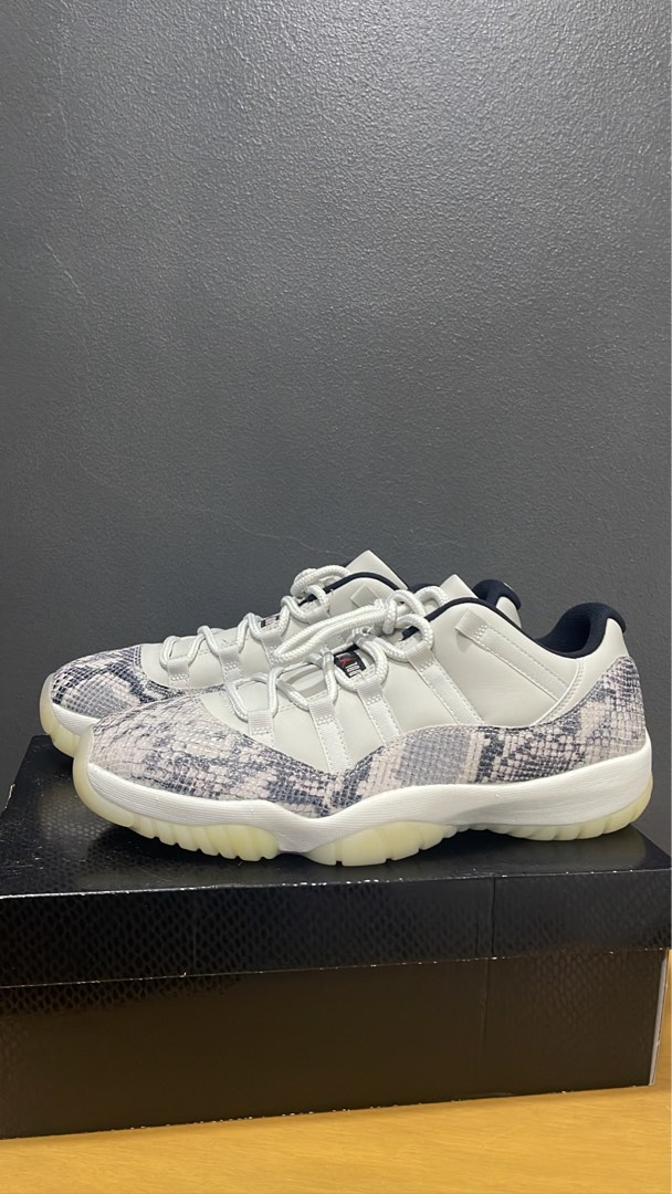 jordan 11 snake skin high