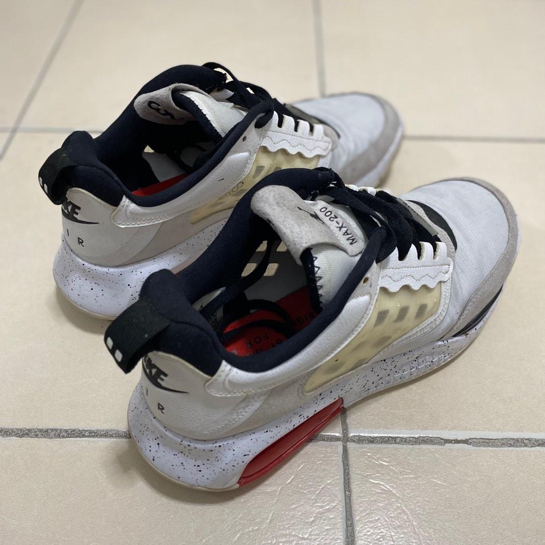 Jordan Air Max 200 White Challenge Red Black