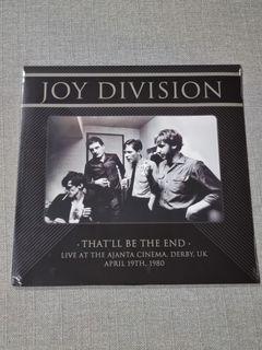 Joy Division That'll Be The End Live Derby UK 1980 Vinyl LP