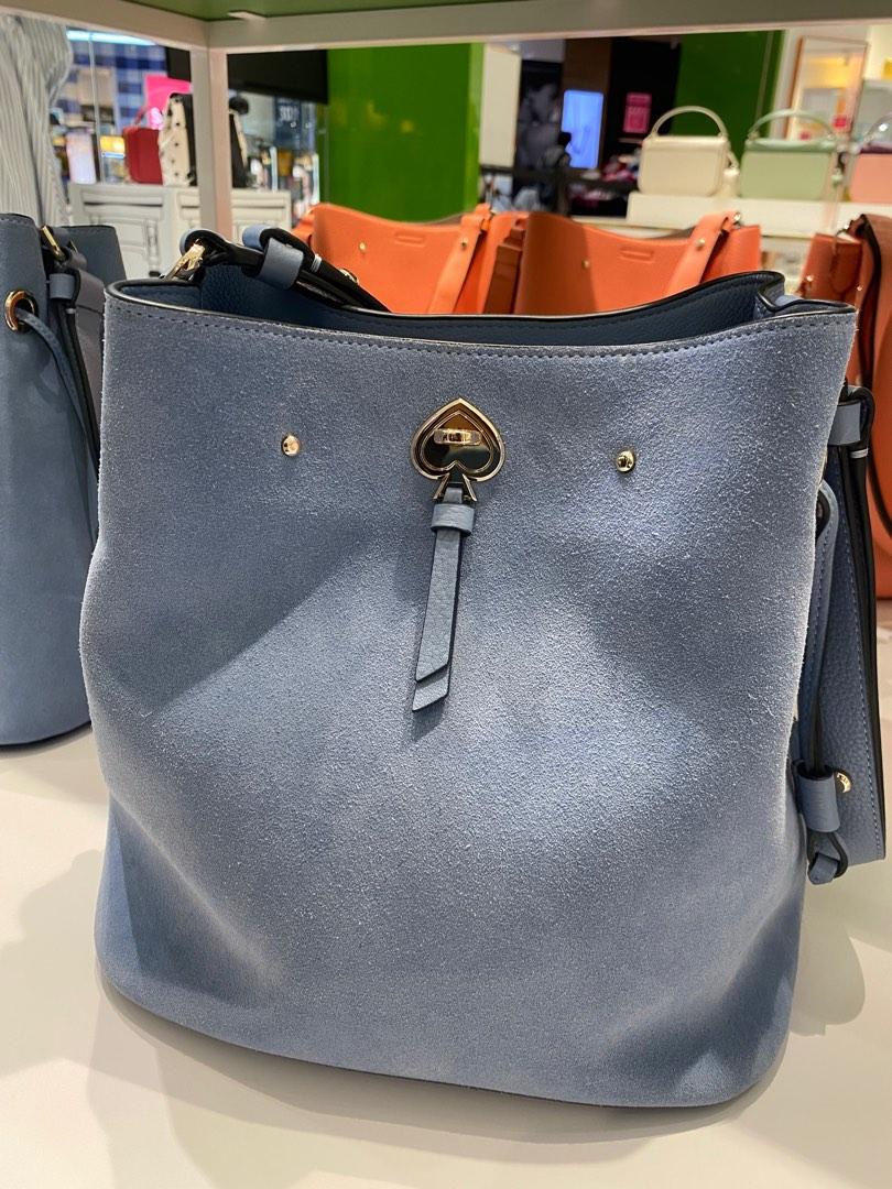 Kate Spade Marti Large Bucket Bag Suede Mixed Mat