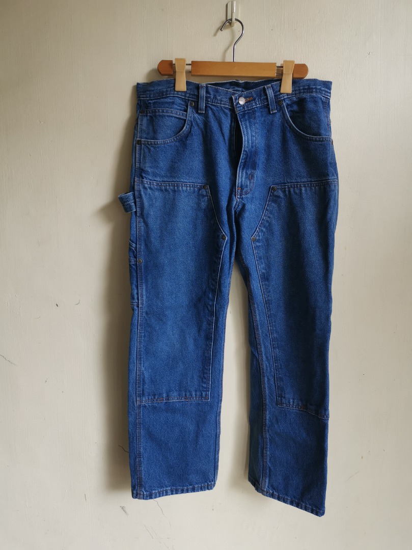 Key workwear double knee pants, Men's Fashion, Bottoms, Jeans on Carousell