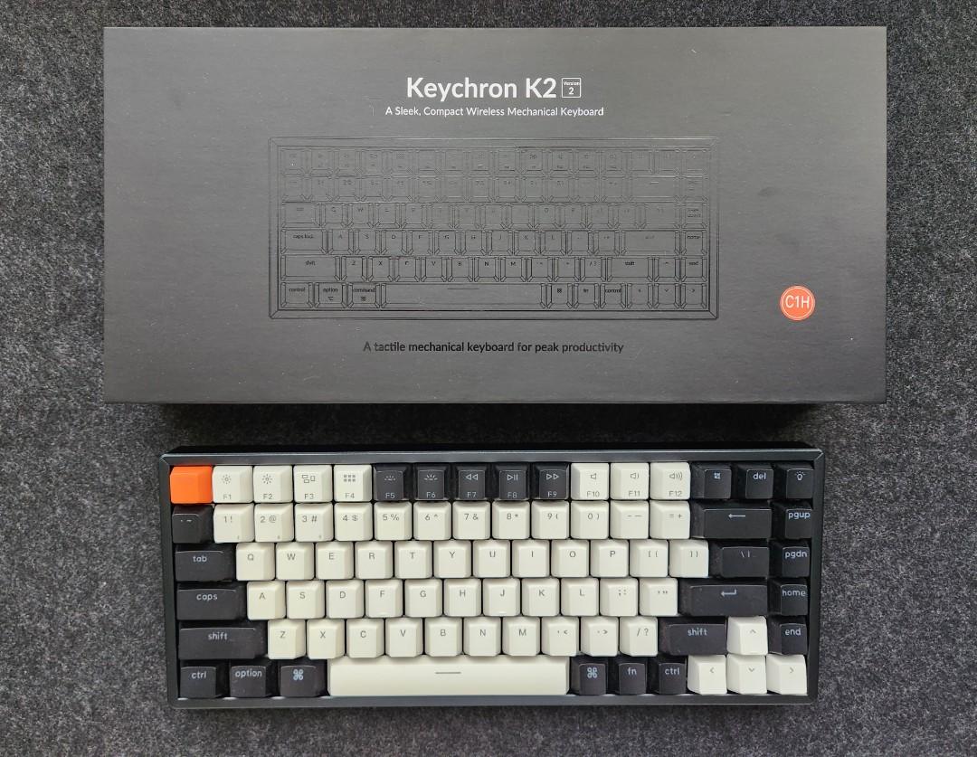 Keychron K2 V2 RGB Aluminum Frame Gateron Hotswap Wireless Mechanical