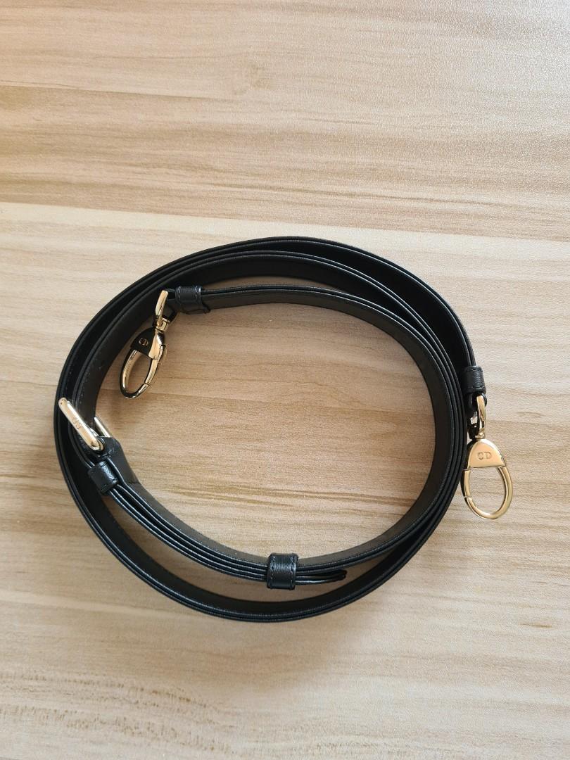 Lady dior replacement bag strap black GHW