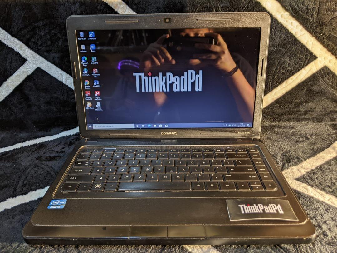 Laptop Kerja Office Compaq Presario CQ43 Core i3 2330M Murah