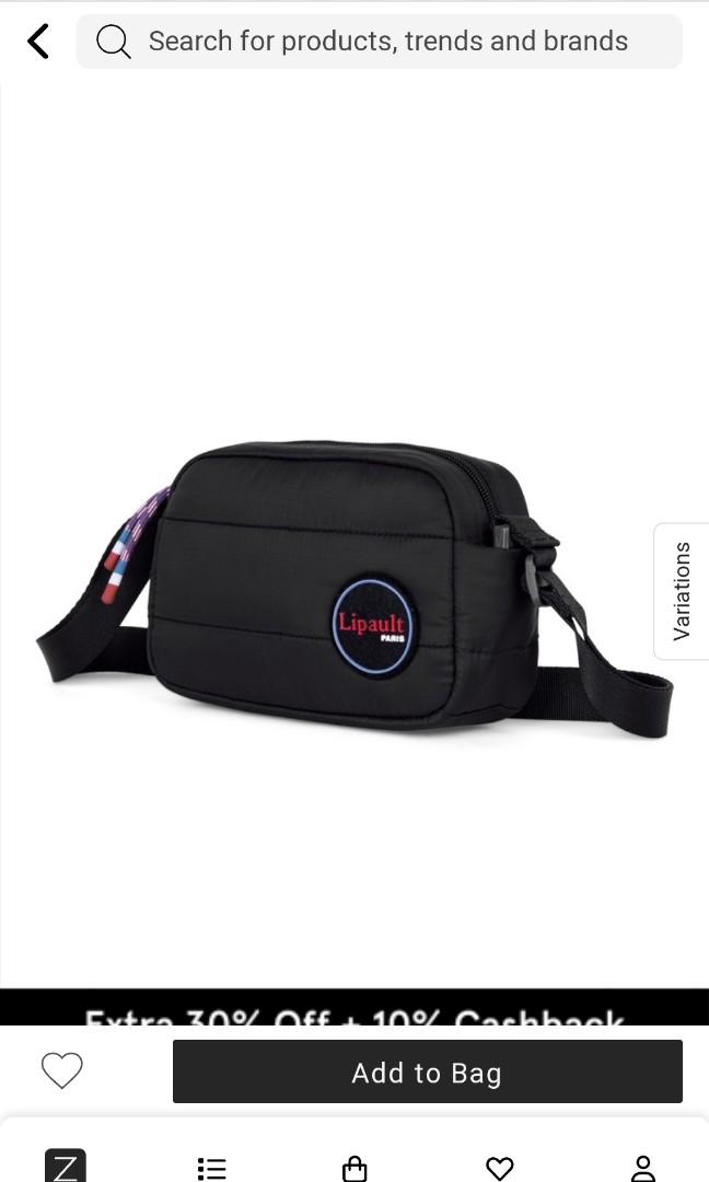 Lipault belt bag top