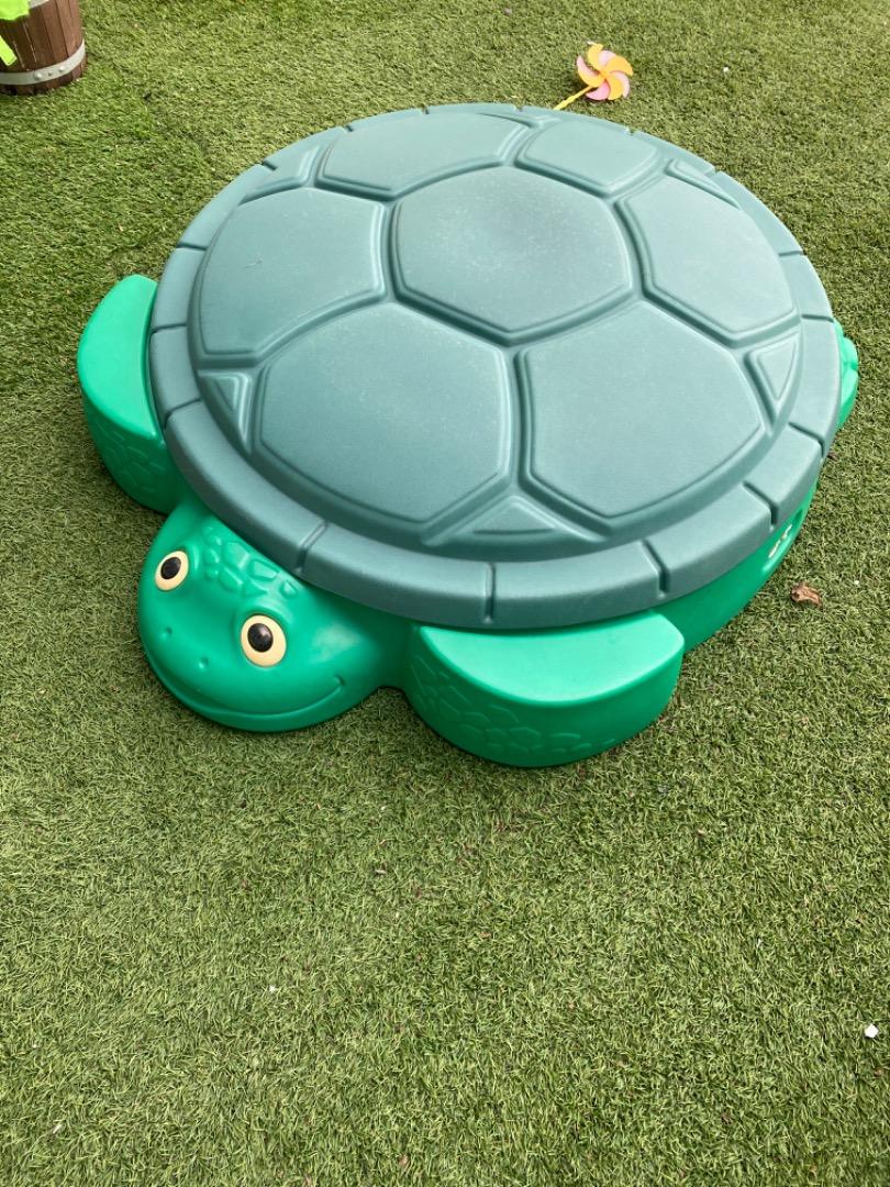 Little Tykes Covered Paddling Pool or Sand Pit Hobbies Toys