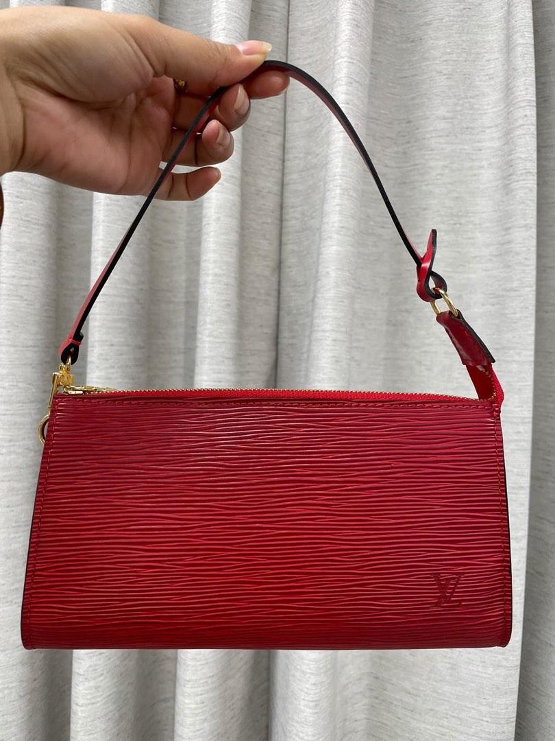 Louis vuitton red best sale pochette