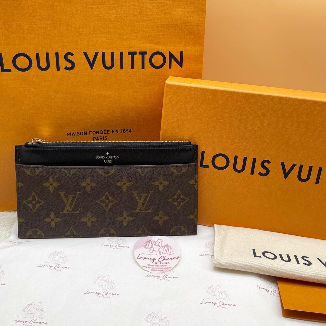 Louis Vuitton LV X Supreme Pf Slender Wallet Black, Luxury, Bags & Wallets  on Carousell