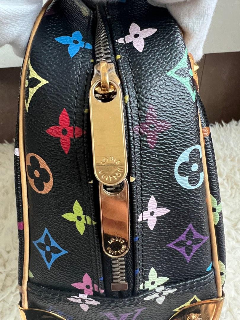 LOUIS VUITTON MULTICOLOR TROUVILLE BAG/ TAKASHI MURAKAMI/ REVIEW/ STYLING  VIDEO/ JESSIE 