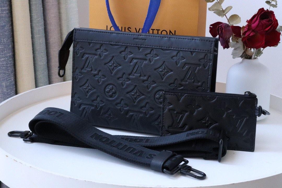 Louis Vuitton Gaston Wearable Wallet Monogram Eclipse Canvas