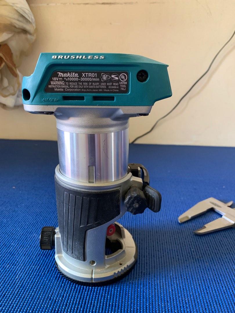 Makita brushless palm router, Furniture & Home Living, Home Improvement