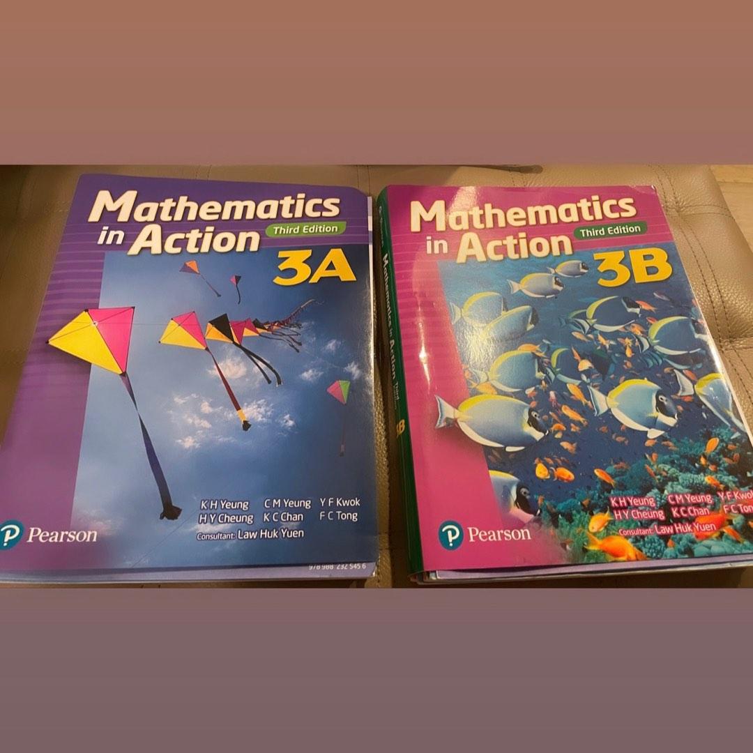 【3A&3B】Mathematics In Action 3A & Mathematics In Action 3B, 興趣及遊戲, 書本 ...