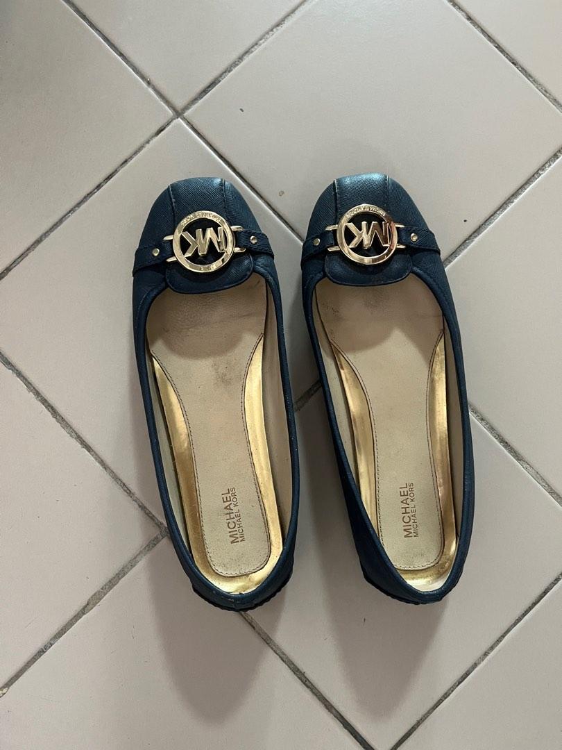 Michael Kors Alice Monogram Ballerina Shoes in Brown  Lyst