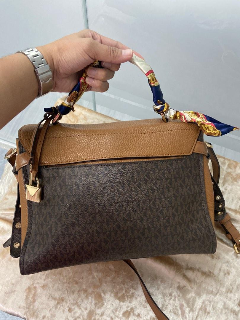 Michael Kors Bristol Medium Logo Satchel Bag