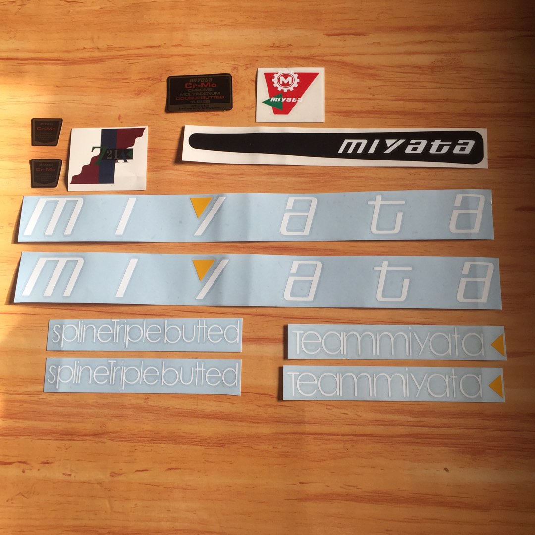 MIYATA decals frame stickers for vintage frame FIXIE Spline