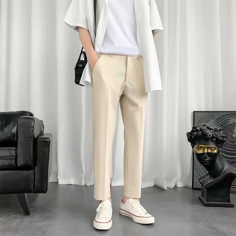 Generic (Khaki)Men's Cotton Linen Pants Summer Solid Color Breathable Linen  Trousers Male Casual Elastic Waist Fitness Pants XXM @ Best Price Online |  Jumia Egypt