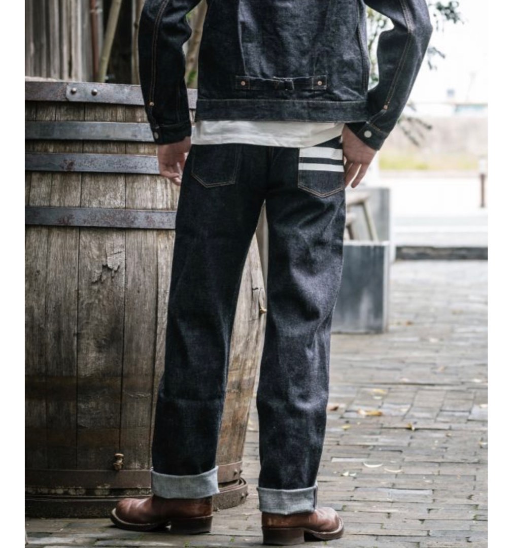 Momotaro Classic Straight Selvedge Jeans size 31, Men's Fashion ...