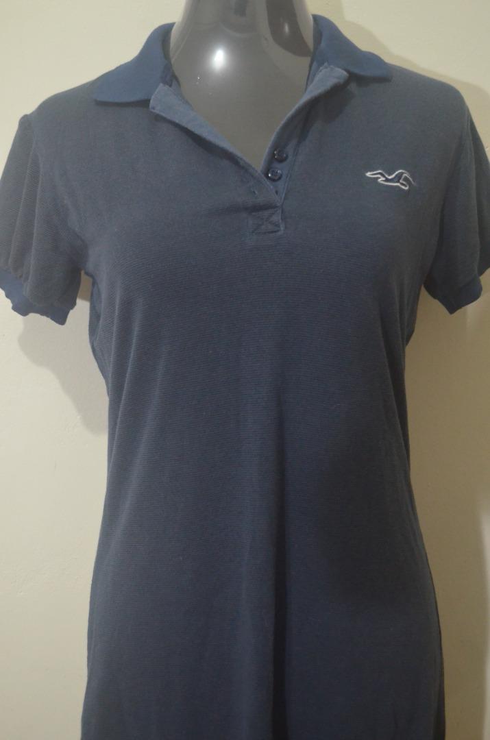 Navy Blue Polo Shirt Dress, Women's Fashion, Dresses & Sets, Dresses on