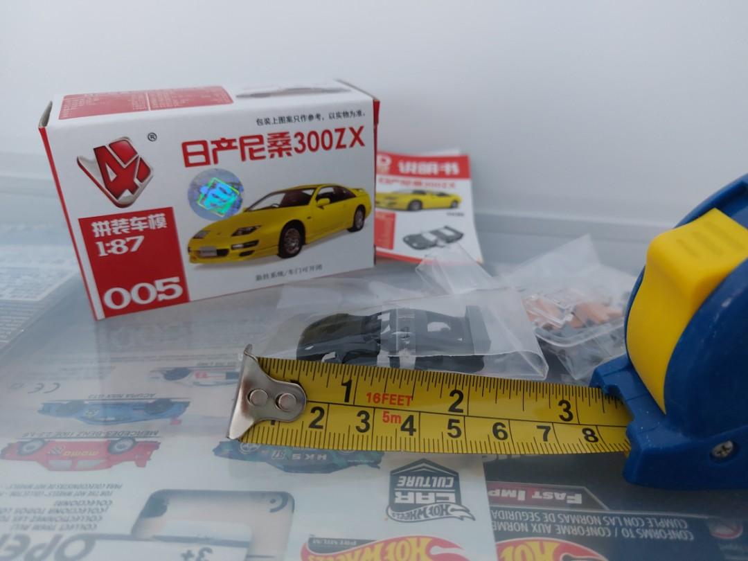Nissan 300zx 自砌模型 全新黑色日產 300zx 模型跑車black Color Nissan 300zx Sport Racing Toys Car 興趣及遊戲 玩具 遊戲類 Carousell