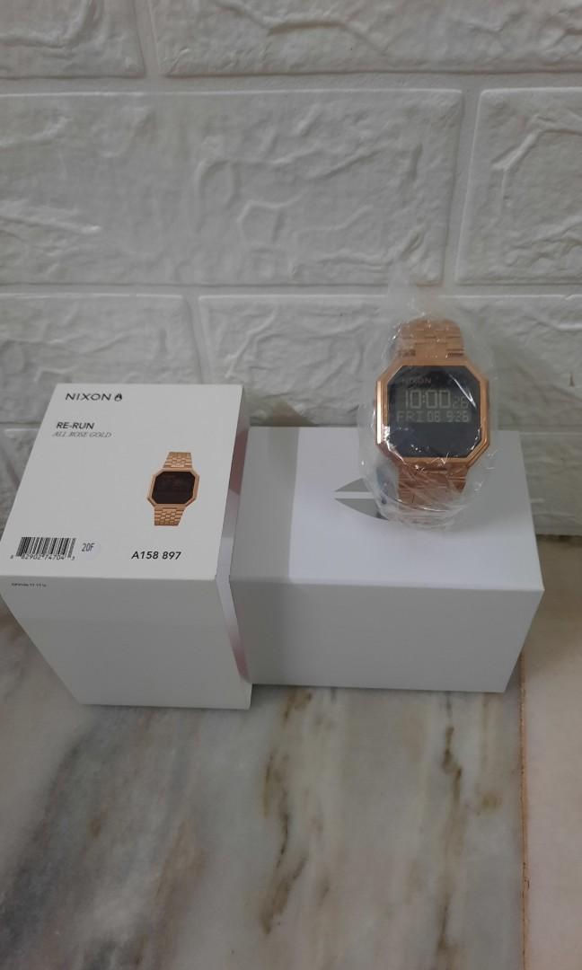 NIXON Rerun Rose Gold