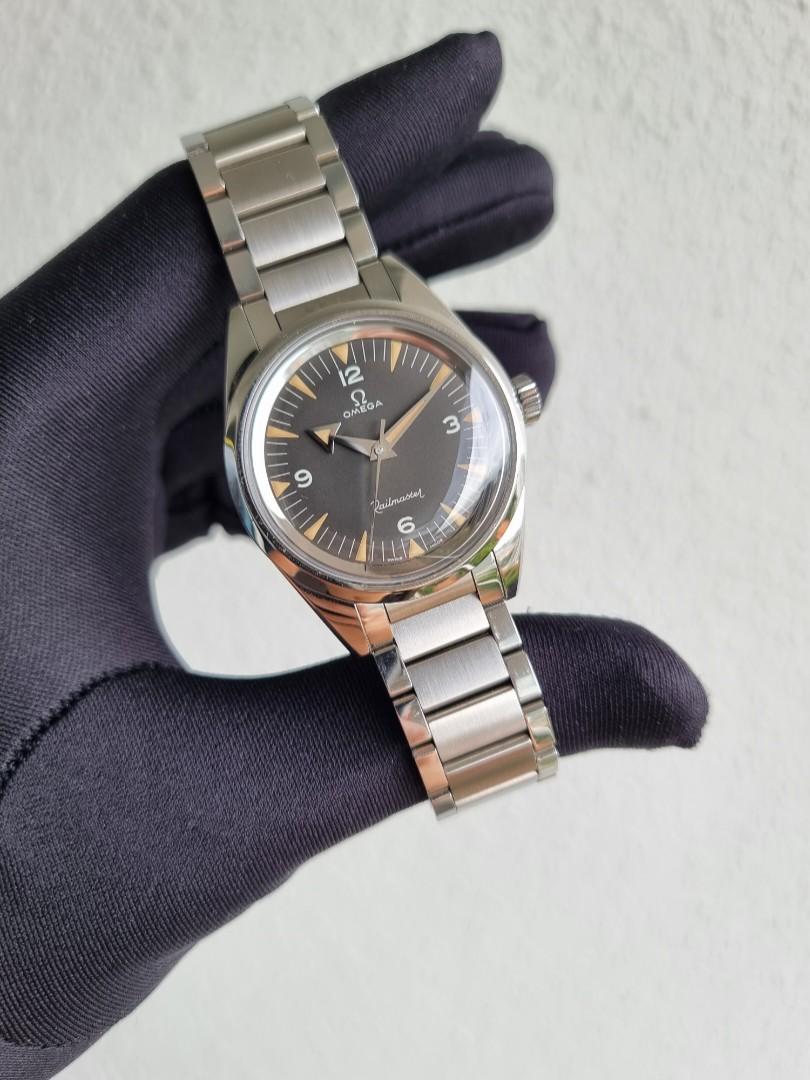 OMEGA RAILMASTER RAIL MASTER 1957 REISSUE TRILOGY 60TH ANNIVERSARY