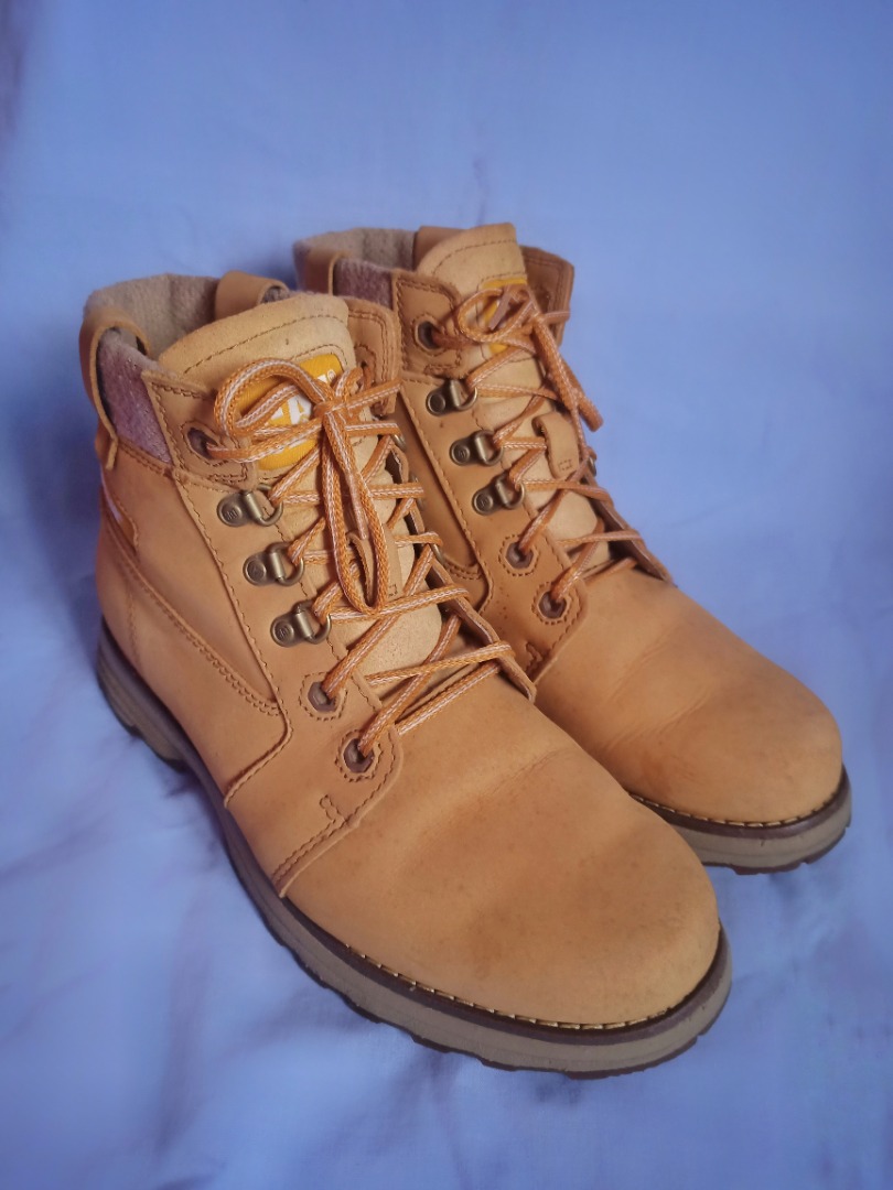 Original Caterpillar Charli Leather Boots, Women's Fashion, Footwear