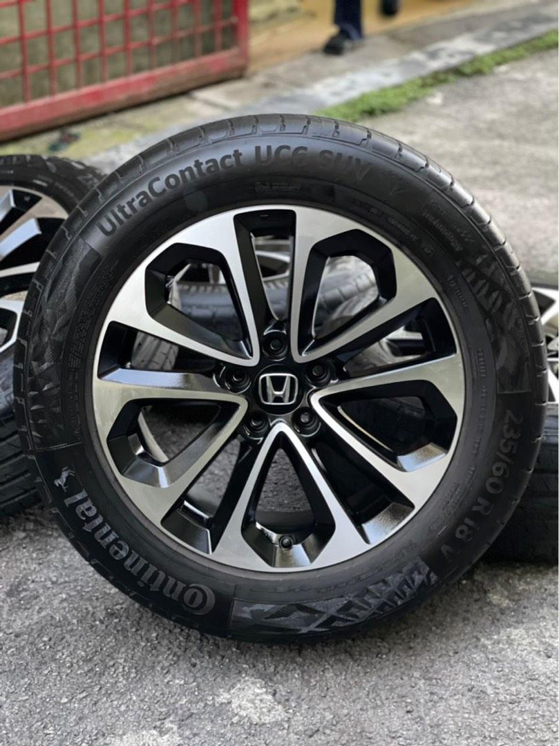 original honda accord 18 inch sports rim crv tyre 95, Auto Accessories on Carousell