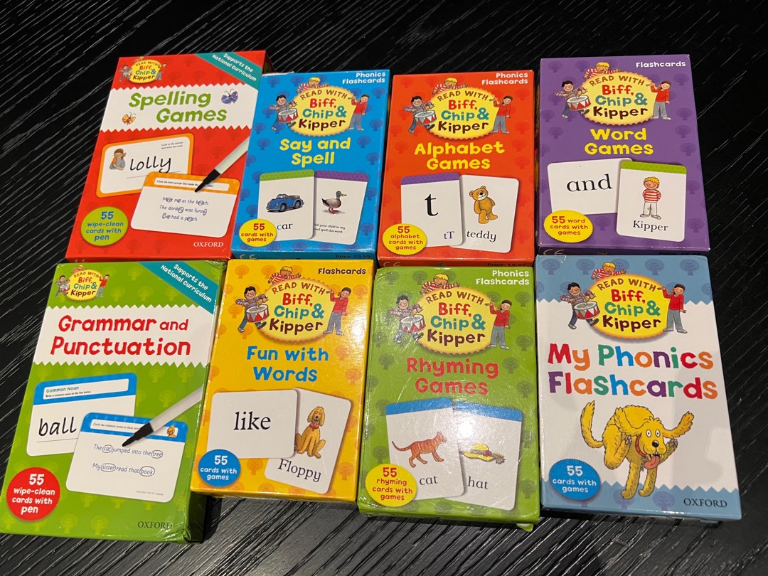 Oxford Flash Card, 興趣及遊戲, 書本 & 文具, 小朋友書 Carousell