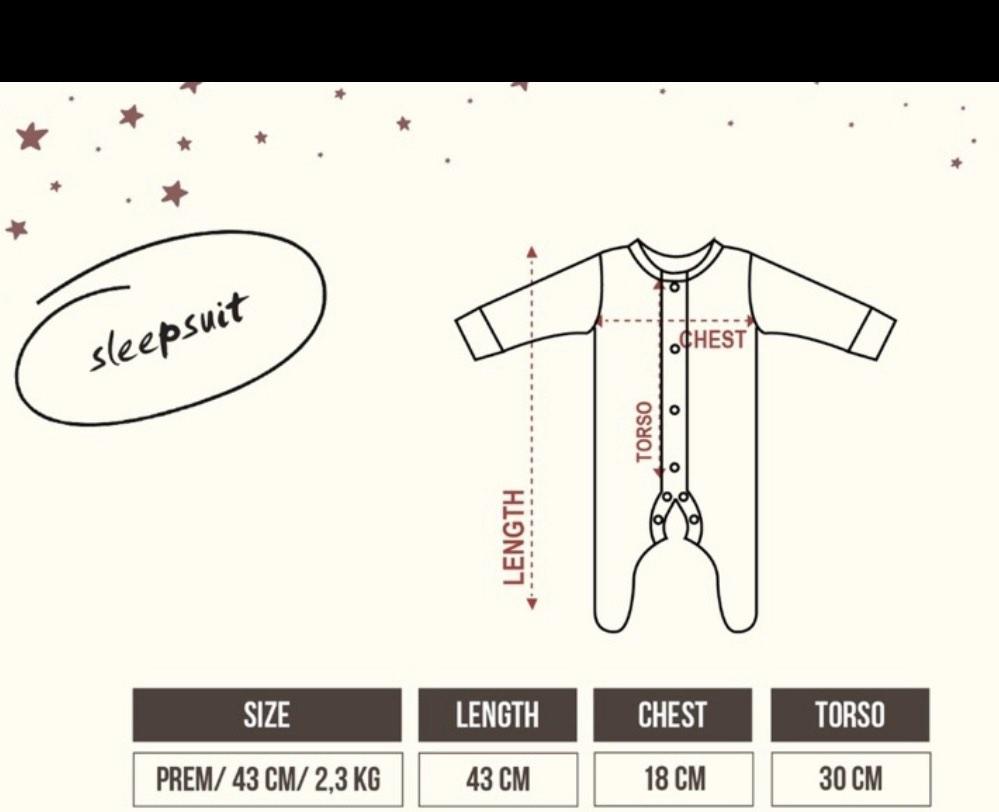 Pajama for preemie, Babies & Kids, Babies & Kids Fashion on Carousell