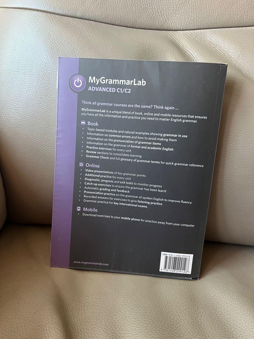 Pearson My Grammar Lab Advanced C1/C2, 興趣及遊戲, 書本 & 文具, 教科書 Carousell