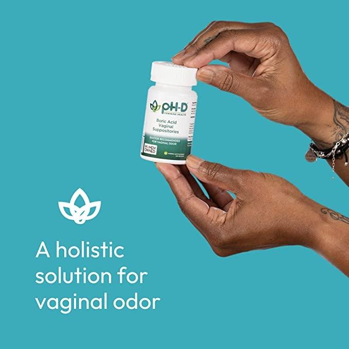 pHD Feminine Health Boric Acid Vaginal Suppositories 12 Ct, Beauty & Personal Care, Sanitary