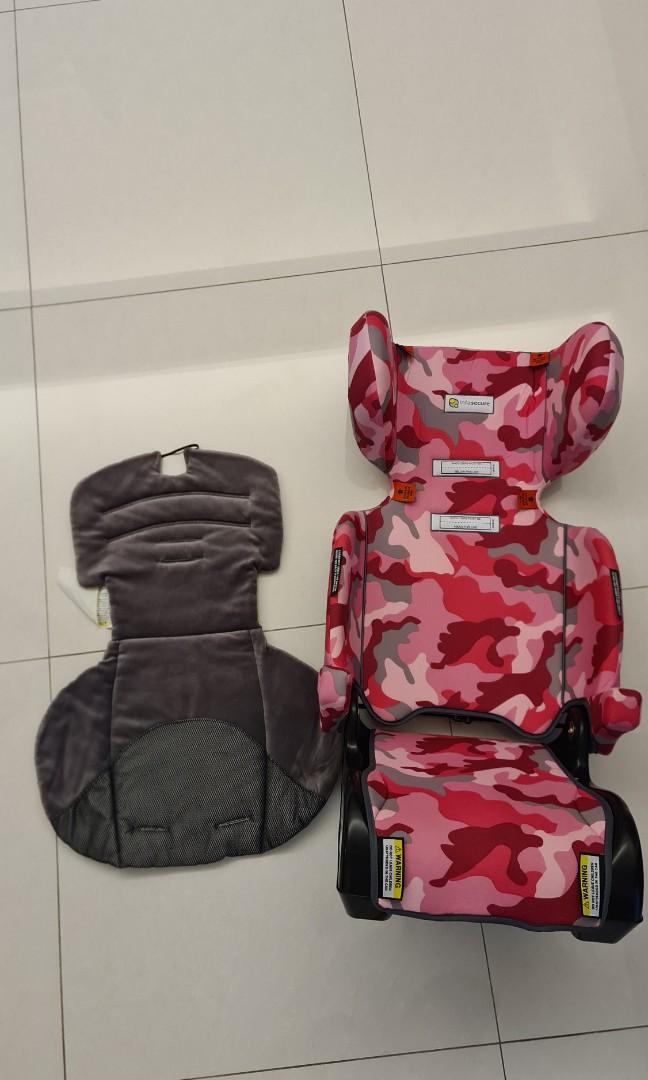 Pink infasecure deals car seat