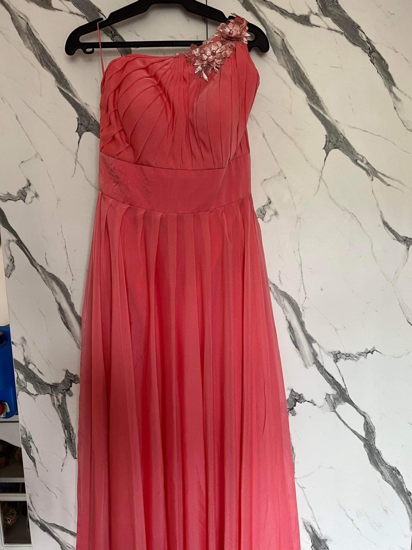 Pomelo pink gown top