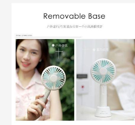 Portable Aroma USB Fan Refreshing Fans Rechargeable Battery - HKS1114 ...