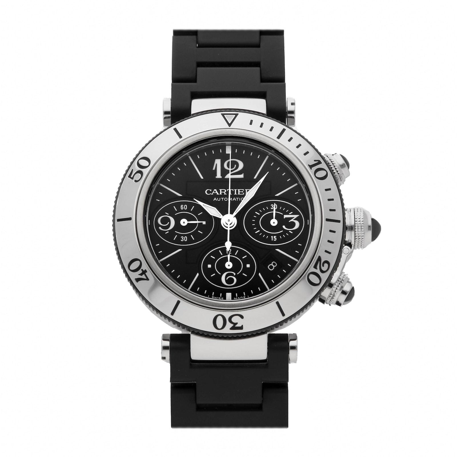 Pre Owned Cartier Pasha Seatimer Chronograph W31088U2