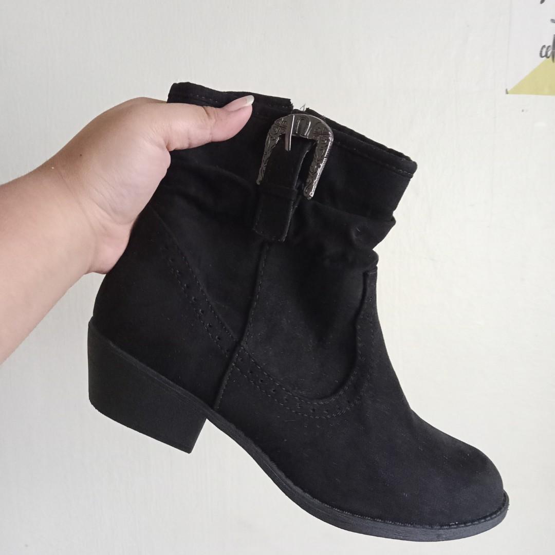 primark black ankle boots
